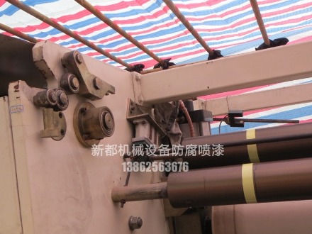 工厂搬迁设备统一喷色翻新